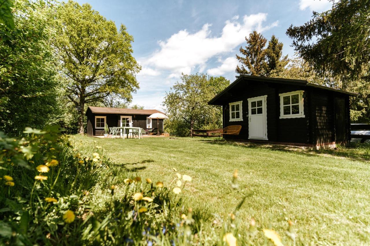 Wunderschoenes Chalet Mit Gaestehaus In Der Natur Mit Fass-Sauna Sangerhausen Dış mekan fotoğraf